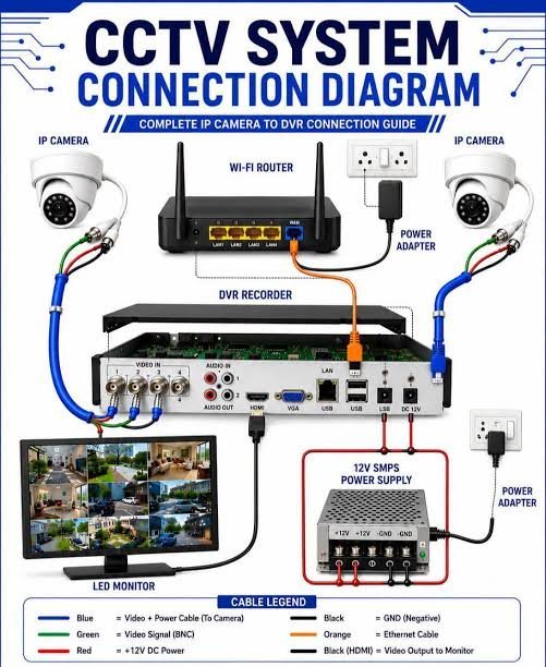 ✅ Major Networking and CCTV Project Completed